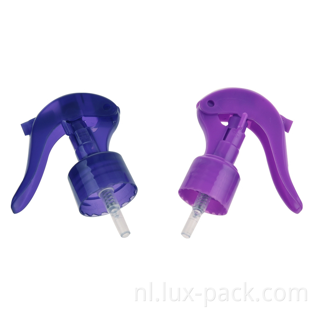 Geëlektropleerde pomp dispenser plastic flesdruk waterpomp spuiter mini trigger spuitfles